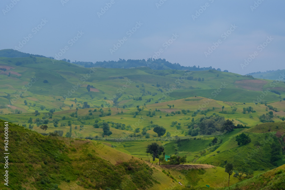 Fototapeta premium Hills Landscape Background