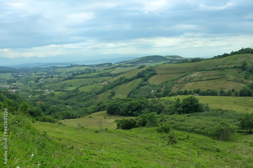 Fototapeta premium Hills Landscape Background