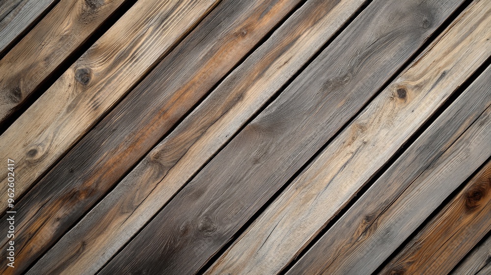 Abstract wooden texture background with diagonal planks in natural, untreated wood shades. Abstract wooden texture background with diagonal planks in natural, untreated wood shades.