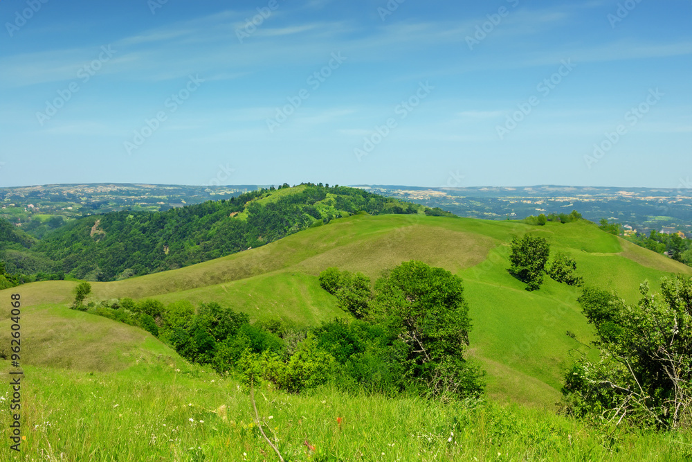 Fototapeta premium Hills Landscape Background