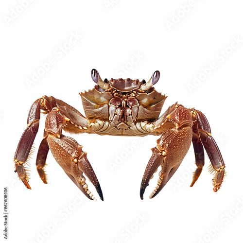 crab on white