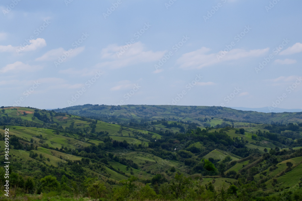 Obraz premium Hills Landscape Background