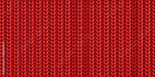 Red knitted wool texture background perfect for winter-themed designs