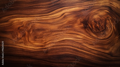 Smooth teak wood background with rich, warm tones and a subtle sheen, highlighting a luxurious feel