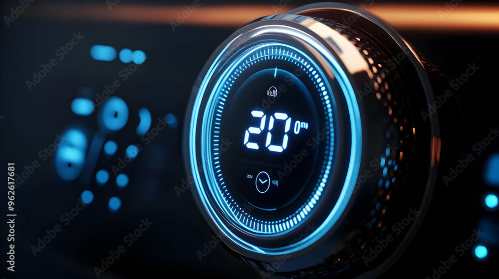 Futuristic Digital Display Interface 3D Illustration Futuristic Digital Display Interface 3D Illustration