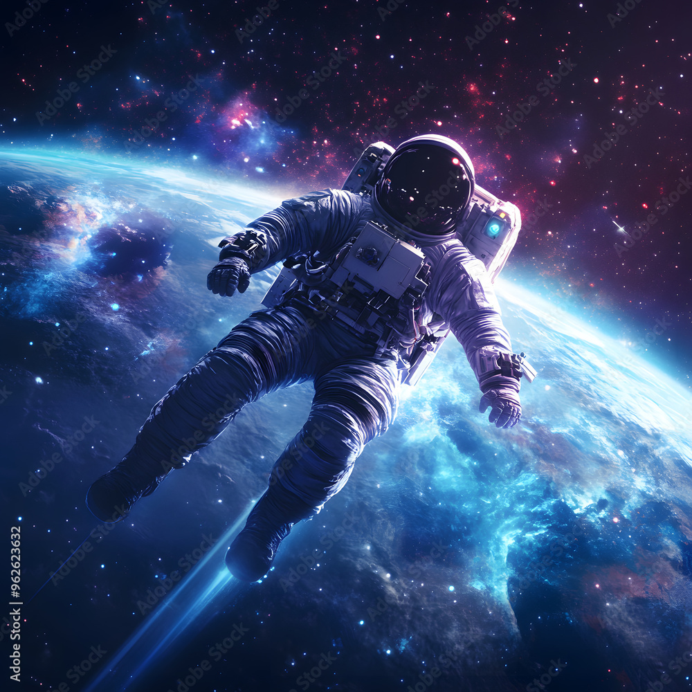 graphics of space, planets, and astronauts on a white background. graphics of space, planets, and astronauts on a white background.