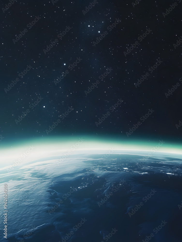 Fototapeta premium graphics of space, planets, and astronauts on a white background.