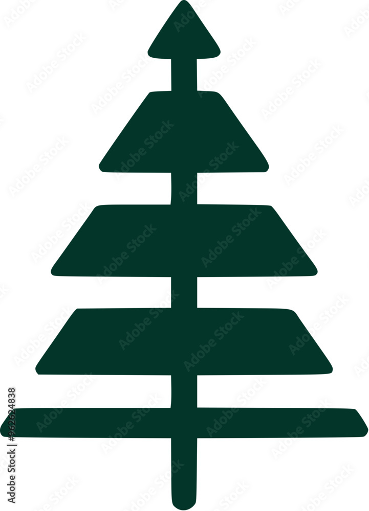 Fototapeta premium pine tree icon