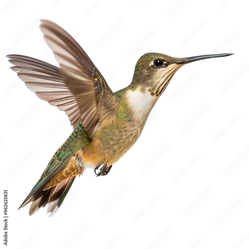 Naklejka premium hummingbird in flight