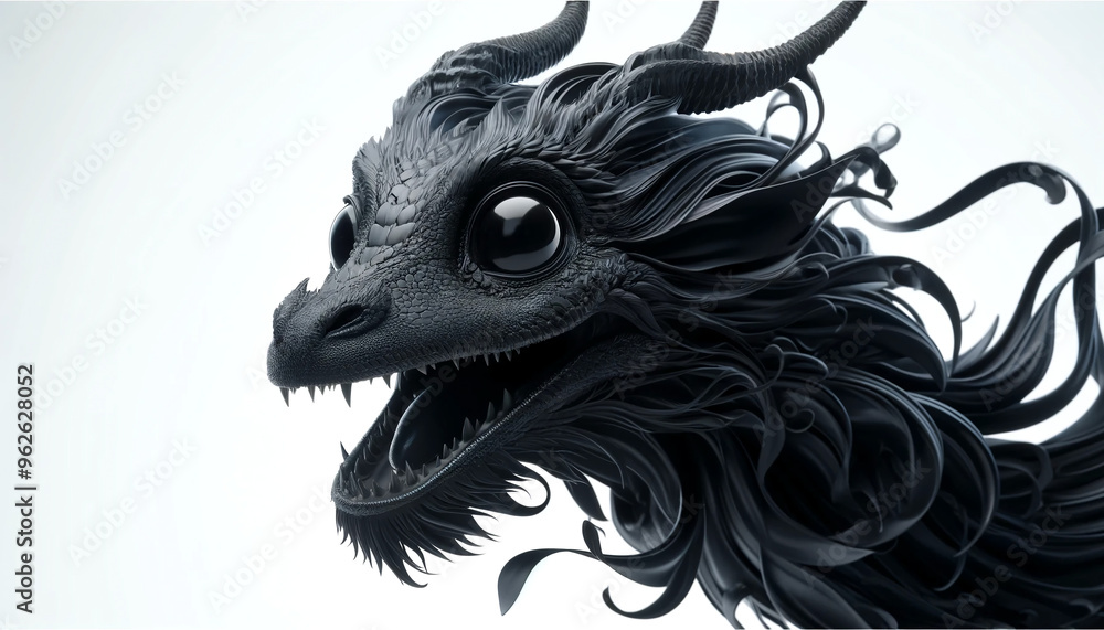 black dragon head black dragon head