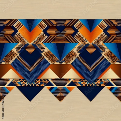 Aso oke pattern background  photo