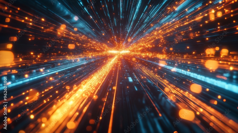 Dynamic High-Speed Lines Captured in Technological Bliss: Cinematic Lighting Showcases Motion Blur and Intricate Details. abstract graphic Resources, banner design, pattern design, web background Dynamic High-Speed Lines Captured in Technological Bliss: Cinematic Lighting Showcases Motion Blur and Intricate Details. abstract graphic Resources, banner design, pattern design, web background
