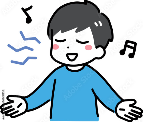 音痴でも気にせず歌っている男性