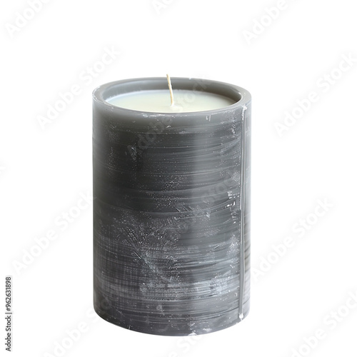 candle on a white background