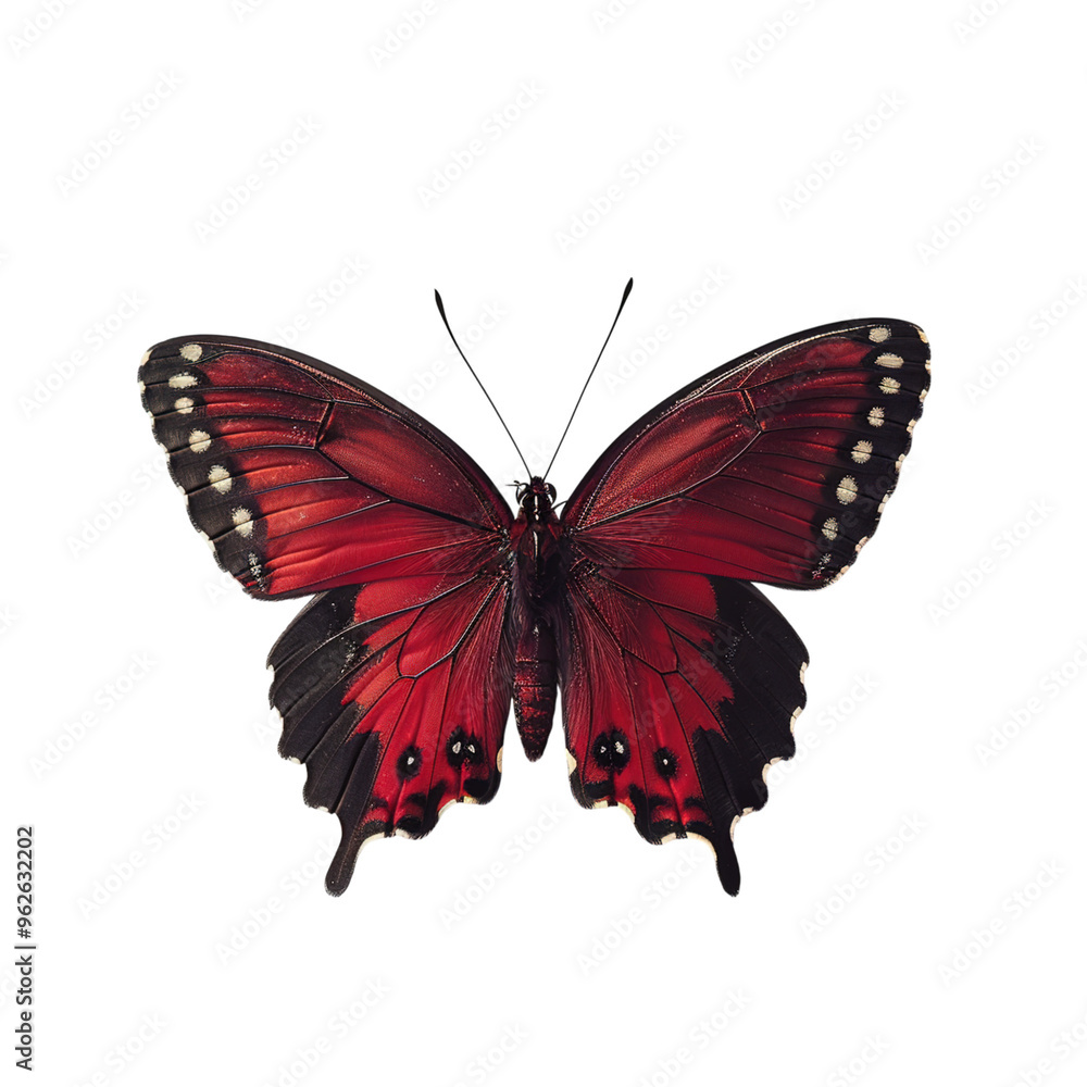 Fototapeta premium butterfly on white background
