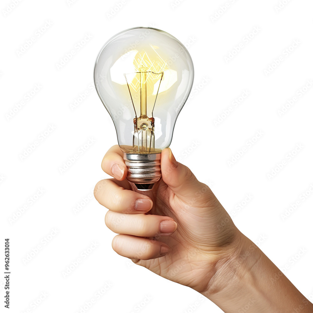 light bulb in hand light bulb in hand
