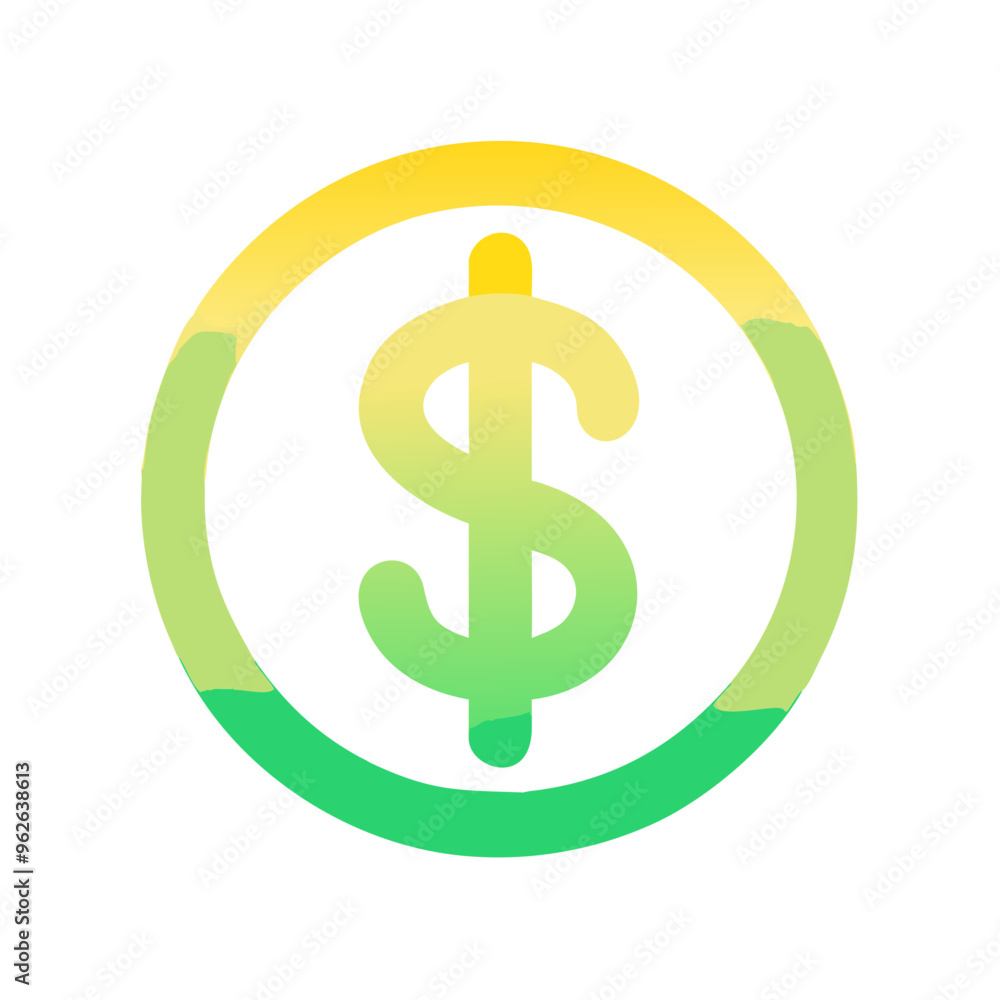 Financial Transaction Dollar Icon Financial Transaction Dollar Icon