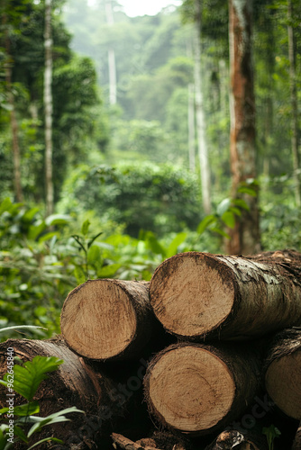 Monitoring deforestation in rainforests