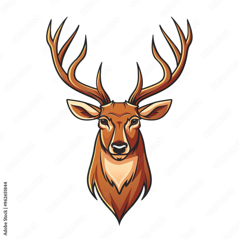 deer head vector deer head vector