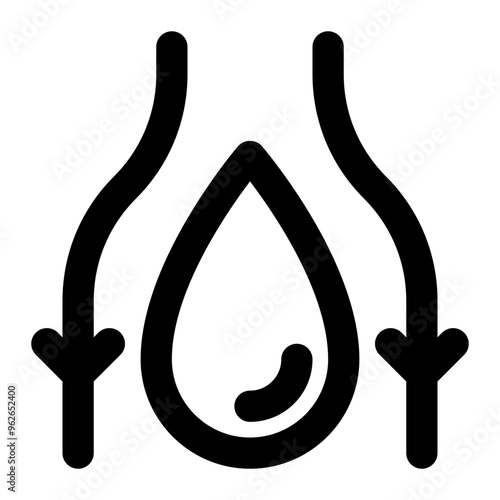 fluid dynamics, fluids, flow, physics, science, hydrodynamics, forces outline icon