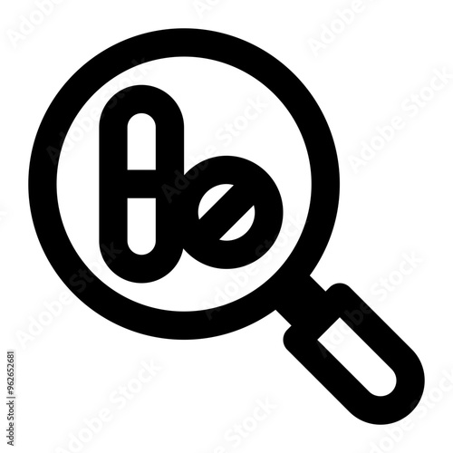 pharmacology, pharmacy, drugs, research, science, medicine outline icon