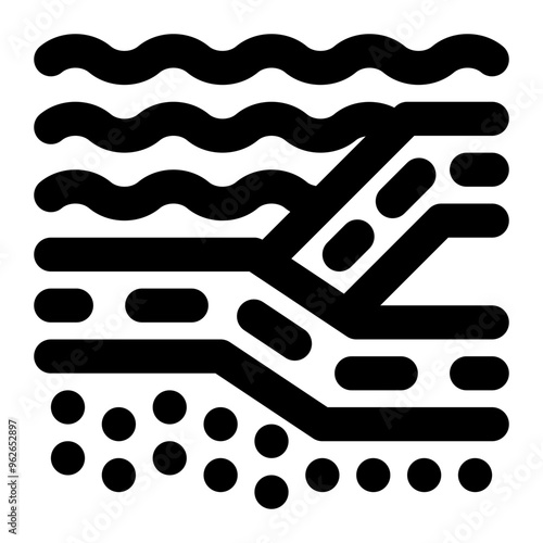 tectonics, geology, science, geography, geographic, tectonic plate, crust outline icon