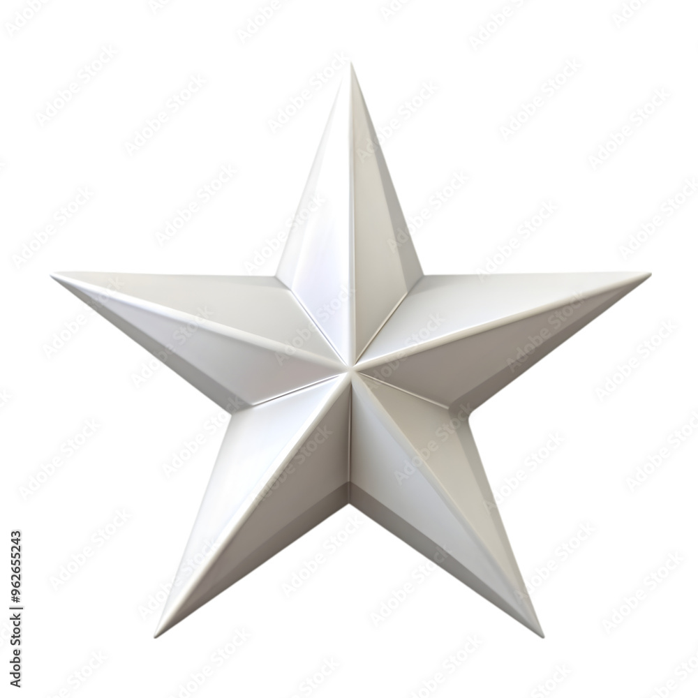 Obraz premium branding identity corporate vector logo 3d star de isolated on transparent background