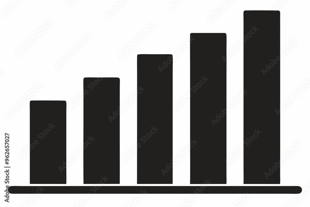 Growth bar chart, Growing graph vector, Business chart with arrow, Profit growing icon, Growth success icon vector.
Growth bar chart, Growing graph vector, Business chart with arrow, Profit growing icon, Growth success icon vector.