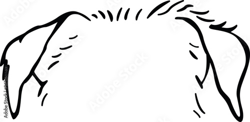 Dog Ears Cricut and Silhouette SVG file
