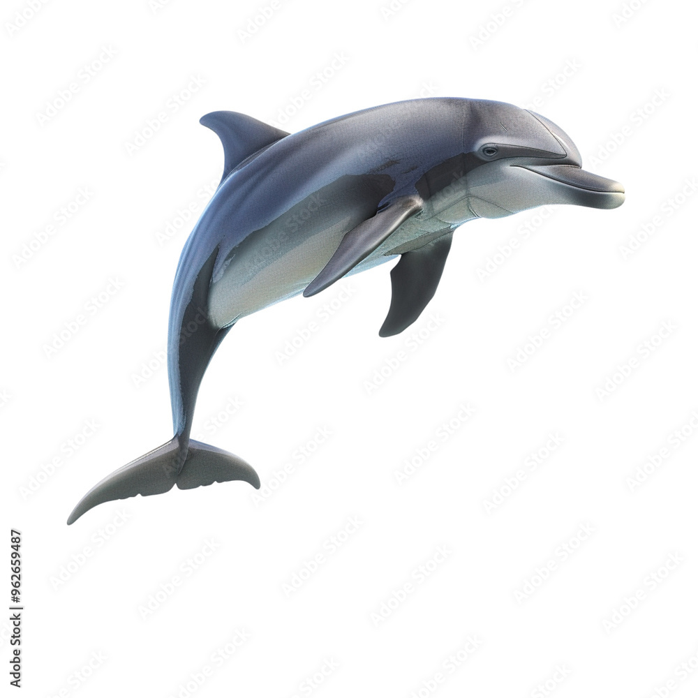 dolphin isolated on white background dolphin isolated on white background