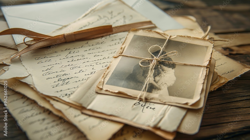 a couple picture in old photo
