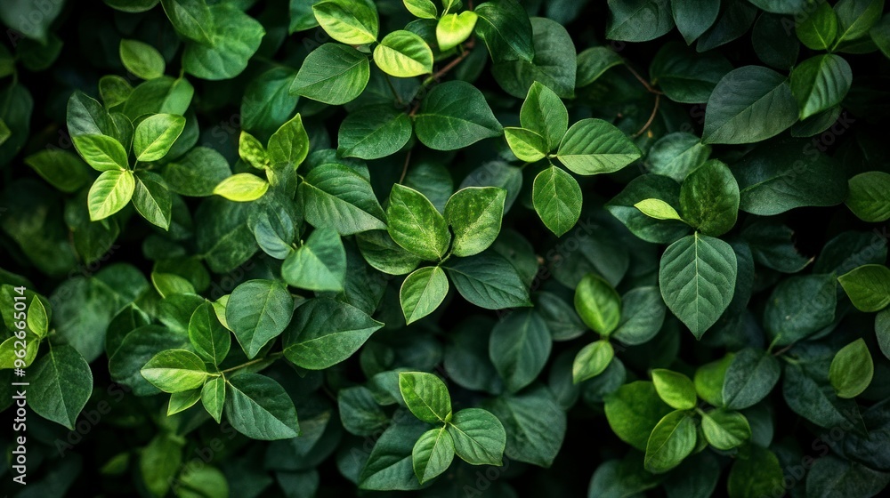Green leaves pattern background Green leaves pattern background