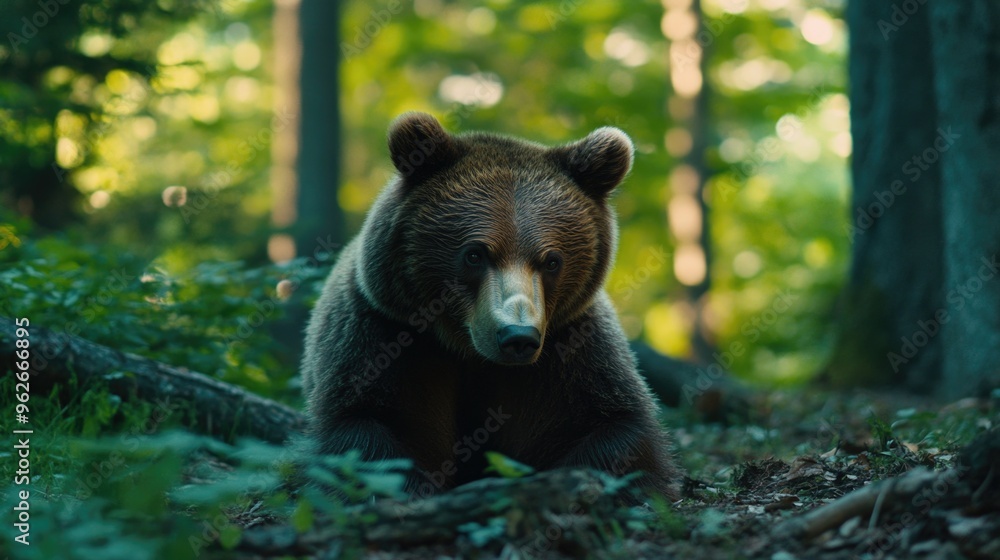 Brown Bear in Forest Brown Bear in Forest