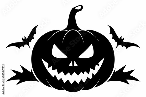 

Halloween pumpkin icon, halloween pumpkin silhouette vector