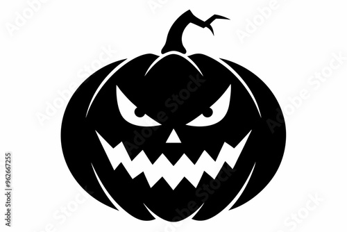 

Halloween pumpkin icon, halloween pumpkin silhouette vector