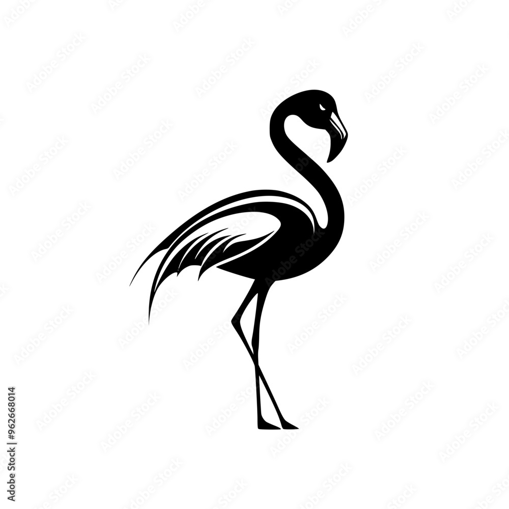 Minimalist black and white flamingo logo design, Stylized black and white flamingo logo illustrations featuring sleek lines and elegant curves, ideal for branding or design projects.
Minimalist black and white flamingo logo design, Stylized black and white flamingo logo illustrations featuring sleek lines and elegant curves, ideal for branding or design projects.