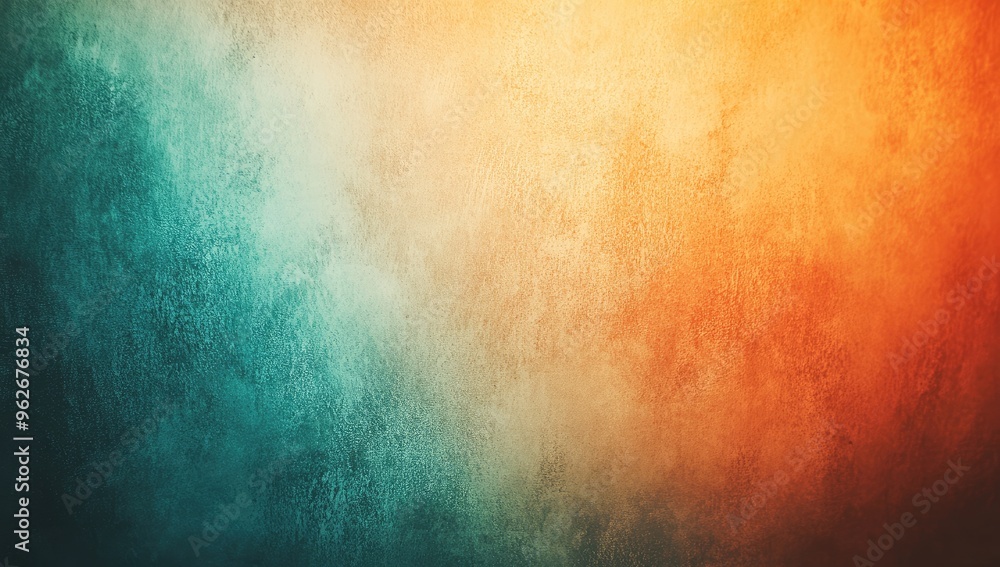 Abstract Background with Orange and Green Gradient Texture, Grainy Effect, Wallpaper Abstract Background with Orange and Green Gradient Texture, Grainy Effect, Wallpaper
