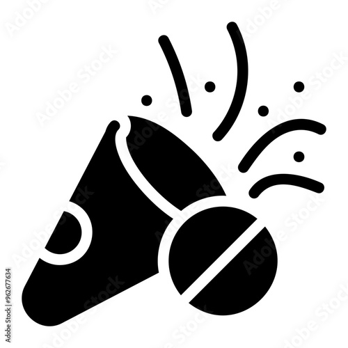 no parties glyph icon