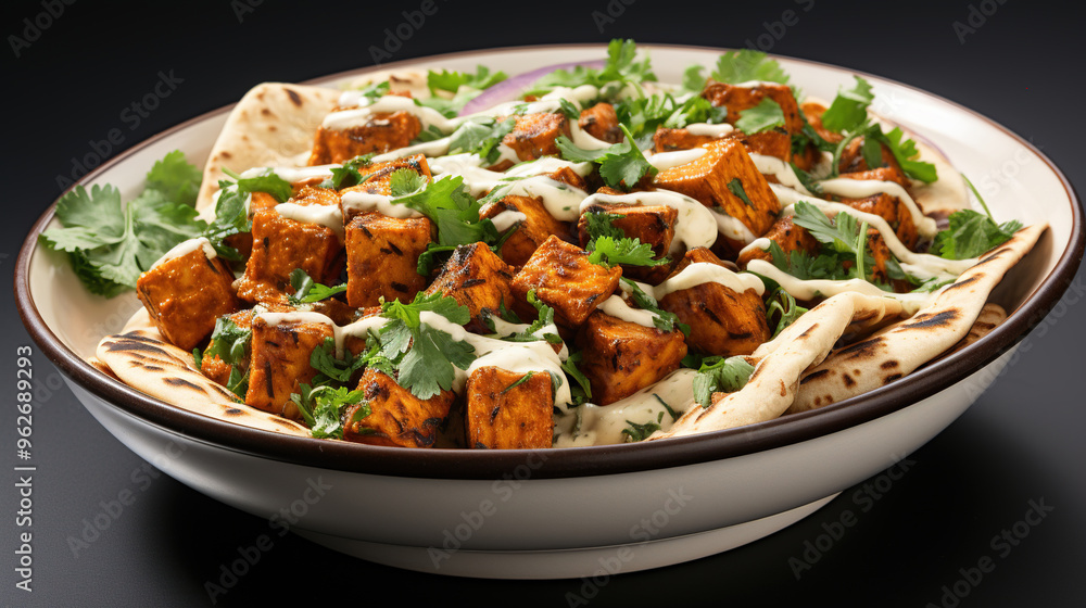 Delicious Dish Of Tofu Tikka Masala Delicious Dish Of Tofu Tikka Masala