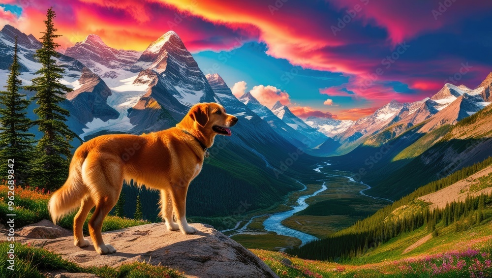 one Explorer: A Dog's Journey in the Majestic Mountains one Explorer: A Dog's Journey in the Majestic Mountains