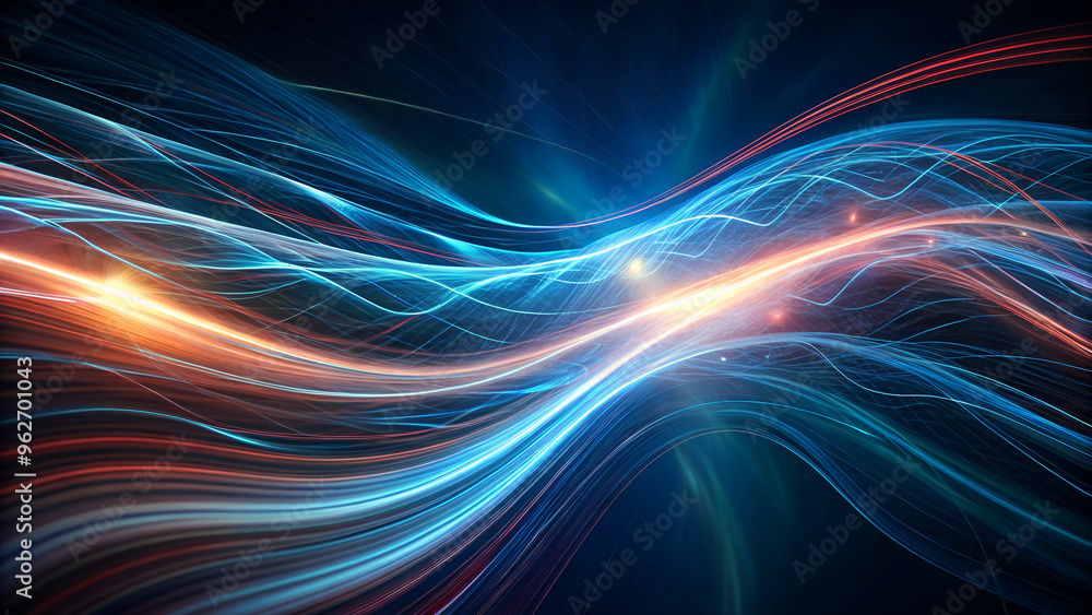 High-speed energy Light Lines Flow background High-speed energy Light Lines Flow background
