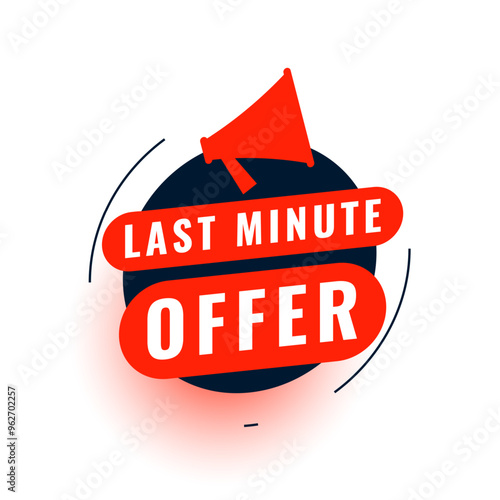 last minute offer background hurry for instant price reduction