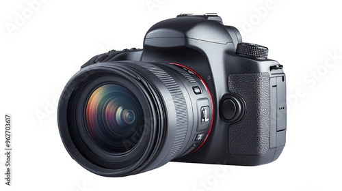 Wallpaper Mural Professional dslr camera with wide angle lens transparent background Torontodigital.ca