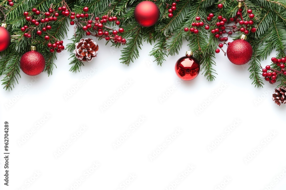 isolated empty christmas background for text with generative ai isolated empty christmas background for text with generative ai