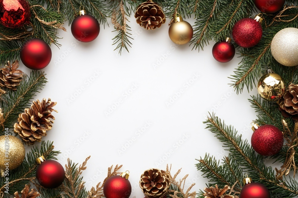 isolated empty christmas background for text with generative ai isolated empty christmas background for text with generative ai