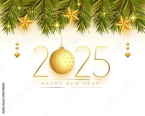 decorative 2025 new year eve invitation background