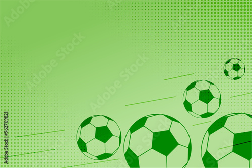 abstract soccer or football sports background with text space