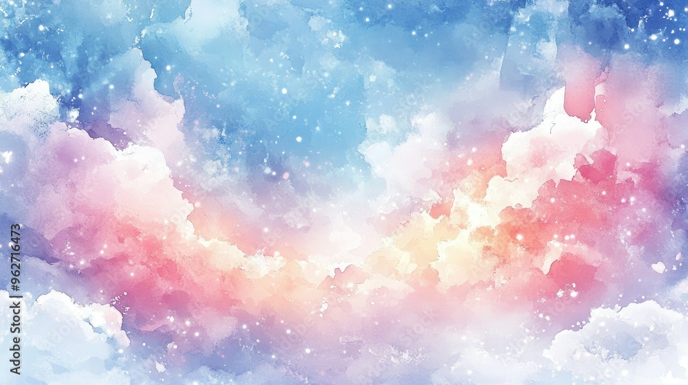 Delicate watercolor strokes in ethereal Delicate watercolor strokes in ethereal