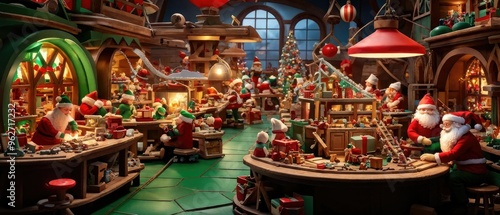 Christmas Workshop Scene