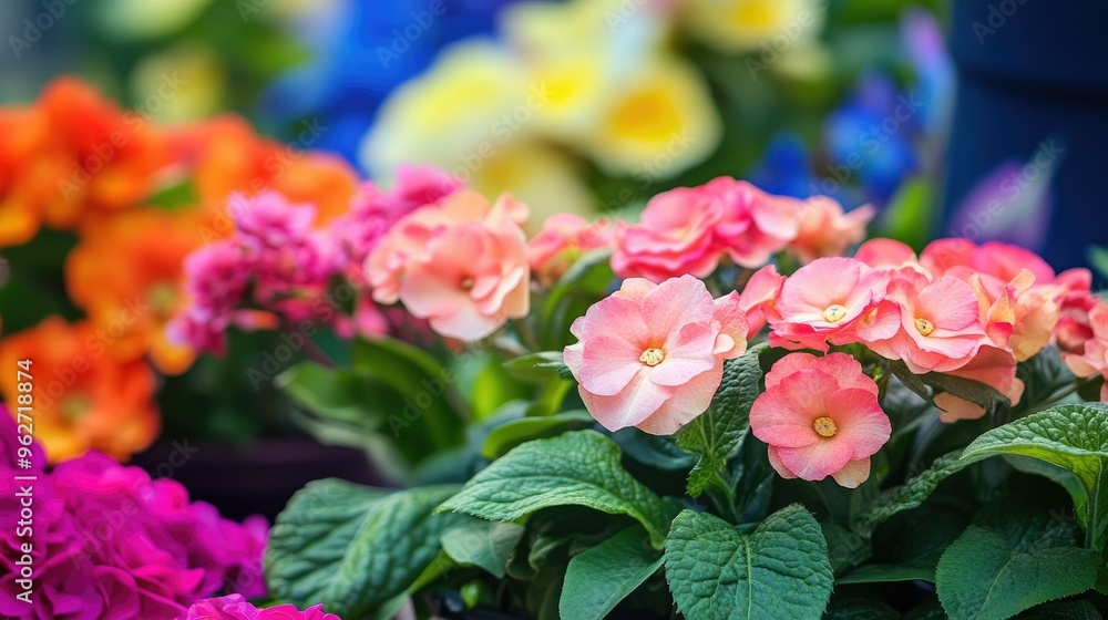 custom made wallpaper toronto digitalElegant flowers blooming in vibrant hues